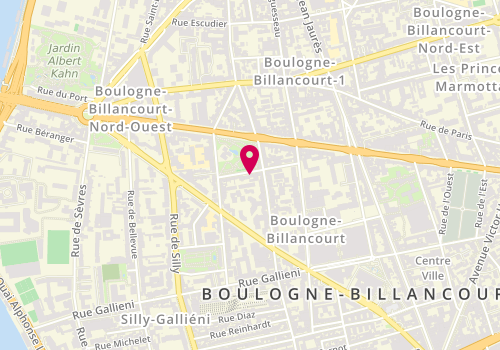 Plan de Polybat, 1 Rue de Chateaudun, 92100 Boulogne-Billancourt