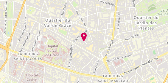 Plan de Gbati, 10 Rue Lagarde, 75005 Paris