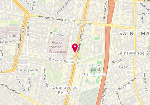 Plan de Hydro7, 77 Boulevard Soult, 75012 Paris