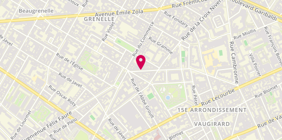 Plan de Fouineau, 9 Rue Mademoiselle, 75015 Paris