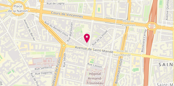Plan de BERNARD Eric, 61 Avenue du Docteur Arnold Netter, 75012 Paris