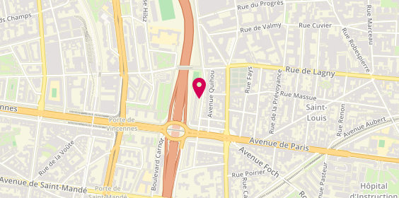 Plan de Etablissement Guillois, 13 Rue Commandant l'Herminier, 75020 Paris