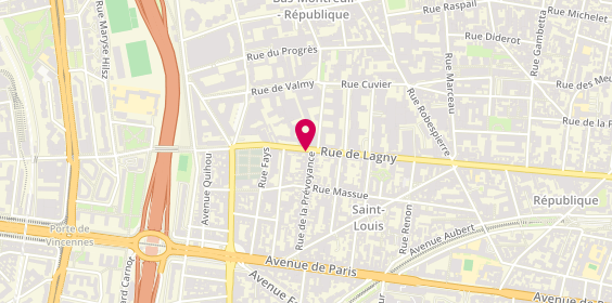 Plan de HENRI - Intégrateur de Technologies, 45 Bis Rue de Lagny, 94300 Vincennes