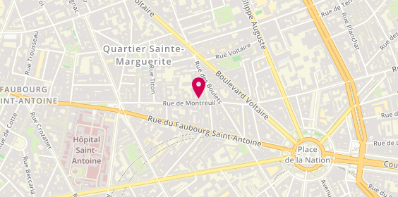 Plan de C2F, 55-57
55 Rue de Montreuil, 75011 Paris