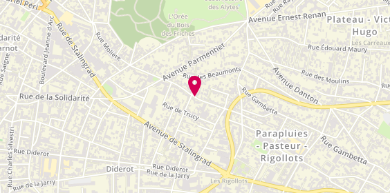 Plan de PINTO ALVES MANUEL, 32 Bis Rue d'Estienne d'Orves, 94120 Fontenay-sous-Bois