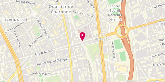 Plan de Le Fil Conducteur Parisien, 119 Rue Avron, Bis, 75020 Paris