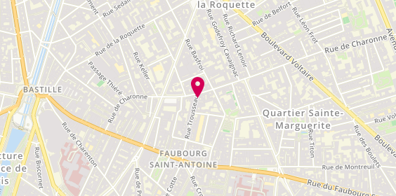 Plan de Mohamed Electricité Tous Locaux, 58 Rue Trousseau, 75011 Paris