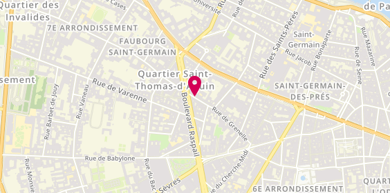Plan de Dcr-Interieurs, 46 Rue Grenelle, 75007 Paris