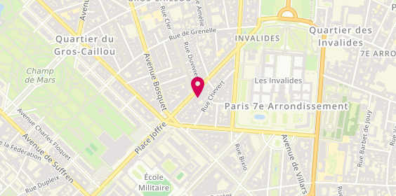 Plan de Berthelin, 25 Avenue de la Motte Picquet, 75007 Paris