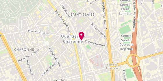 Plan de Controle d'Acces paris, 72 Rue des Orteaux, 75020 Paris