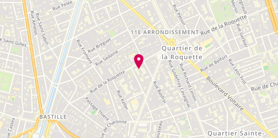 Plan de IEE Services, 98 Rue de la Roquette, 75011 Paris