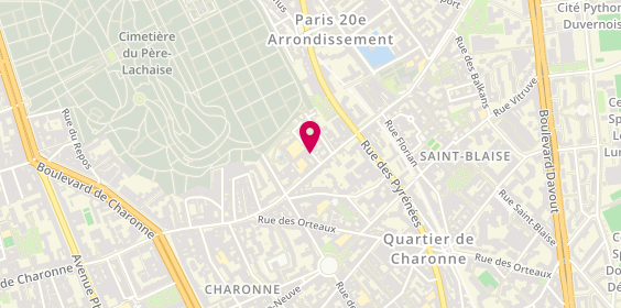 Plan de Egb, 7 Bis Rue Lesseps, 75020 Paris