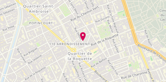 Plan de Teb, 10 Rue Petion, 75011 Paris