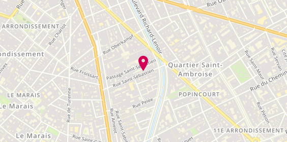 Plan de NEAMTU Ionut, 37 Saint Sébastien, 75011 Paris