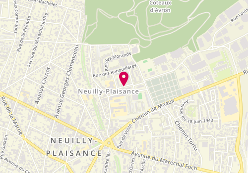 Plan de B.B.S.E, 72 Avenue du Chalet, 93360 Neuilly-Plaisance