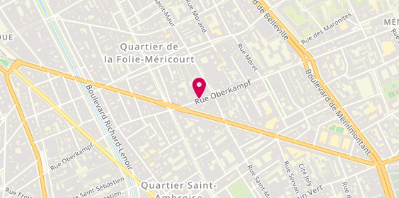 Plan de Atout Services Plus, 99 Rue Oberkampf, 75011 Paris
