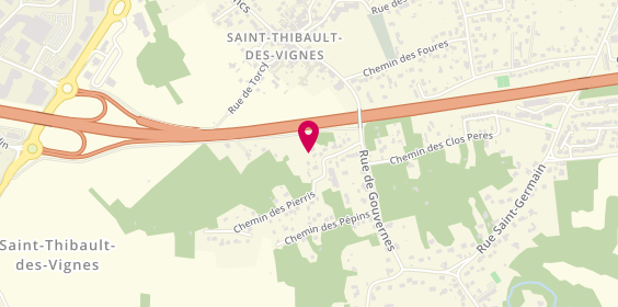 Plan de Manuelec, 8 sentier du Gouvernes, 77400 Saint-Thibault-des-Vignes