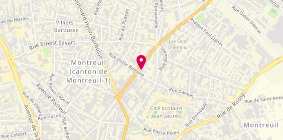 Plan de Groupe Socoteel Equipements, 14-16 Rue Victor Beausse, 93100 Montreuil