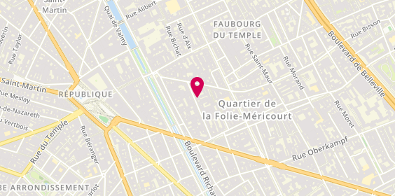 Plan de Segpp, 16 Rue de la Pierre Levée, 75011 Paris