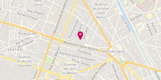 Plan de Lemee-Maury, 66 Rue Rene Boulanger, 75010 Paris