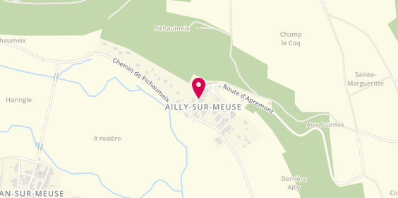 Plan de NUNEZ Yani, Ancienne Route Apremont, 55300 Ailly Sur Meuse