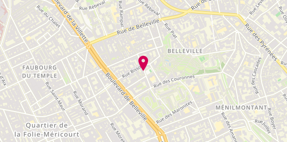 Plan de Swnelectrique, 7 rue de Tourtille, 75020 Paris