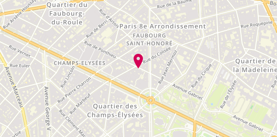 Plan de Afaj, 25 Rue de Ponthieu, 75008 Paris