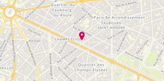 Plan de Sc Bati-Services, 128 Rue la Boetie, 75008 Paris