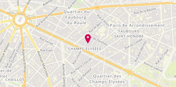 Plan de Hdam, 78 avenue des Champs-Élysées Bureau 326, 75008 Paris