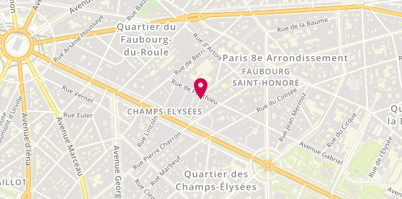 Plan de Fibrelectech, 49 Rue de Ponthieu, 75008 Paris