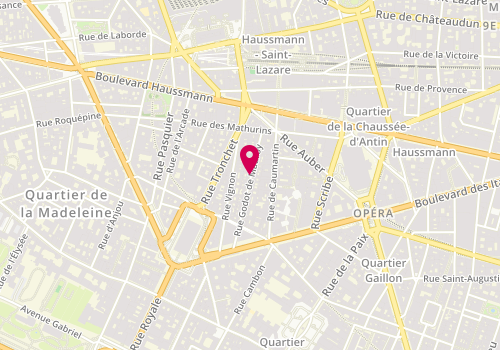 Plan de Erel, 27 Rue Godot de Mauroy, 75009 Paris