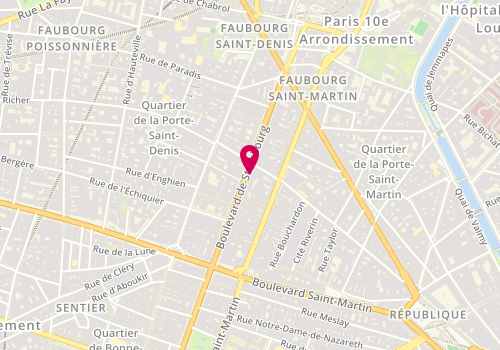 Plan de Sb Tech, 32 Boulevard de Strasbourg, 75010 Paris