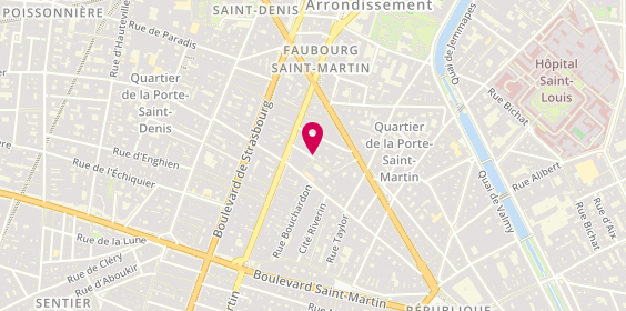 Plan de Asjelect, 4 Rue Hittorf, 75010 Paris