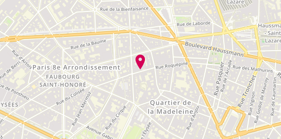 Plan de Enixe, 10 Rue de Penthièvre, 75008 Paris