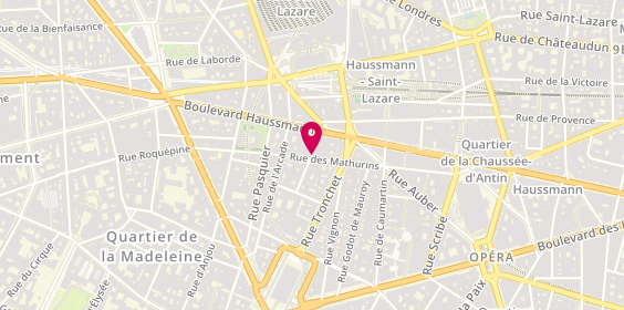 Plan de I.S Renovation, 38 Rue des Mathurins, 75008 Paris
