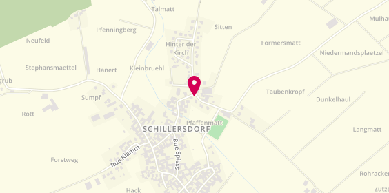 Plan de BALZER Gérard et Fils, 14 Route de Mulhausen, 67340 Schillersdorf