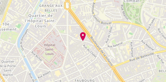 Plan de Attia, 36 Rue de Sambre et Meuse, 75010 Paris