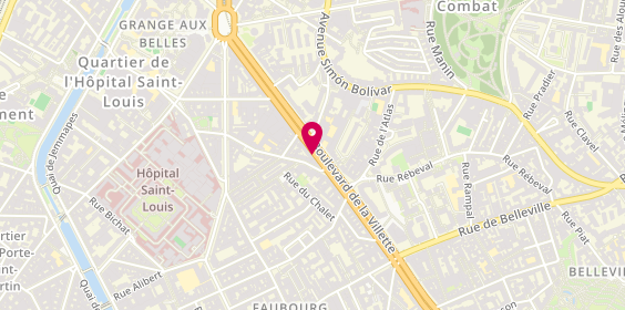 Plan de REDOUAN Dris, 39 Boulevard de la Villette, 75010 Paris