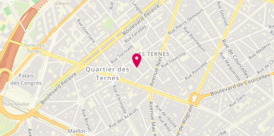 Plan de NUNES GUIMAR ANTONIO, 6 Rue Marcel Renault, 75017 Paris