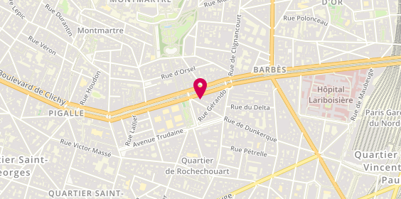 Plan de Sebastelec, 82 Rue de Dunkerque, 75009 Paris
