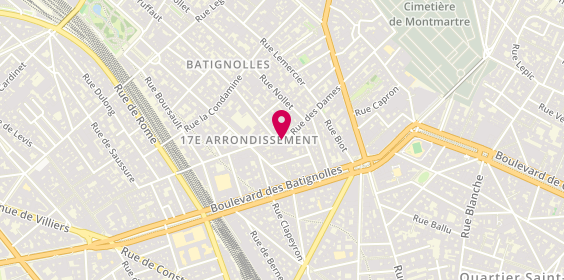 Plan de Euro Bat, 33 Rue Dames, 75017 Paris