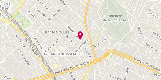 Plan de Entreprise Mahrez, 8 Rue Lemercier, 75017 Paris