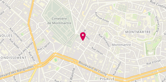 Plan de Lepic Elec, 14 Rue Constance, 75018 Paris