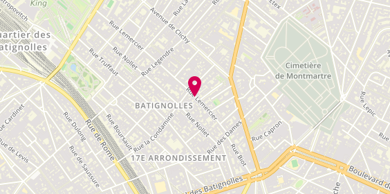 Plan de Egb Veiga, 31 Rue Lemercier, 75017 Paris