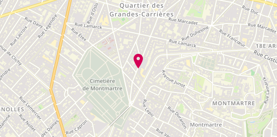 Plan de Speed Elec Services, 26 Rue Damremont, 75018 Paris