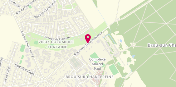 Plan de AISSA Brahim, 46 Rue Pierre Mendes France, 77177 Brou-sur-Chantereine