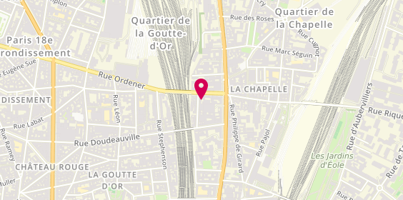 Plan de Paris Habitation Electricite Generale, 18 Rue Jean Robert, 75018 Paris