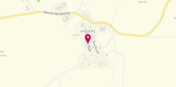 Plan de DUBOIS Xavier, 12 Rue Grand'rue, 57590 Viviers