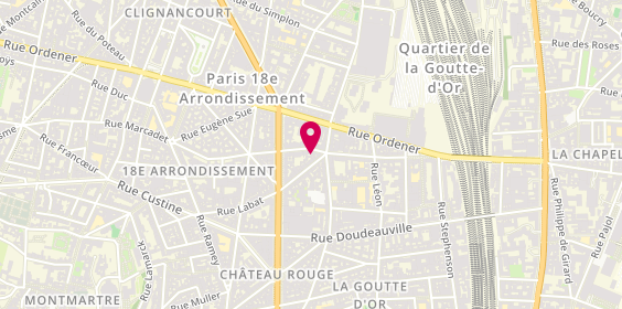 Plan de Fanta Coiffure, 45 Rue Marcadet, 75018 Paris