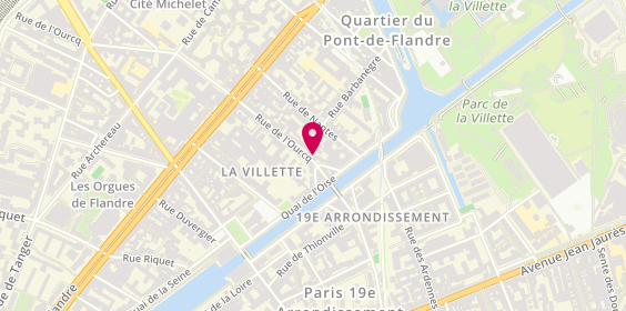 Plan de Joëlec, 28 Rue de l'Ourcq, 75019 Paris
